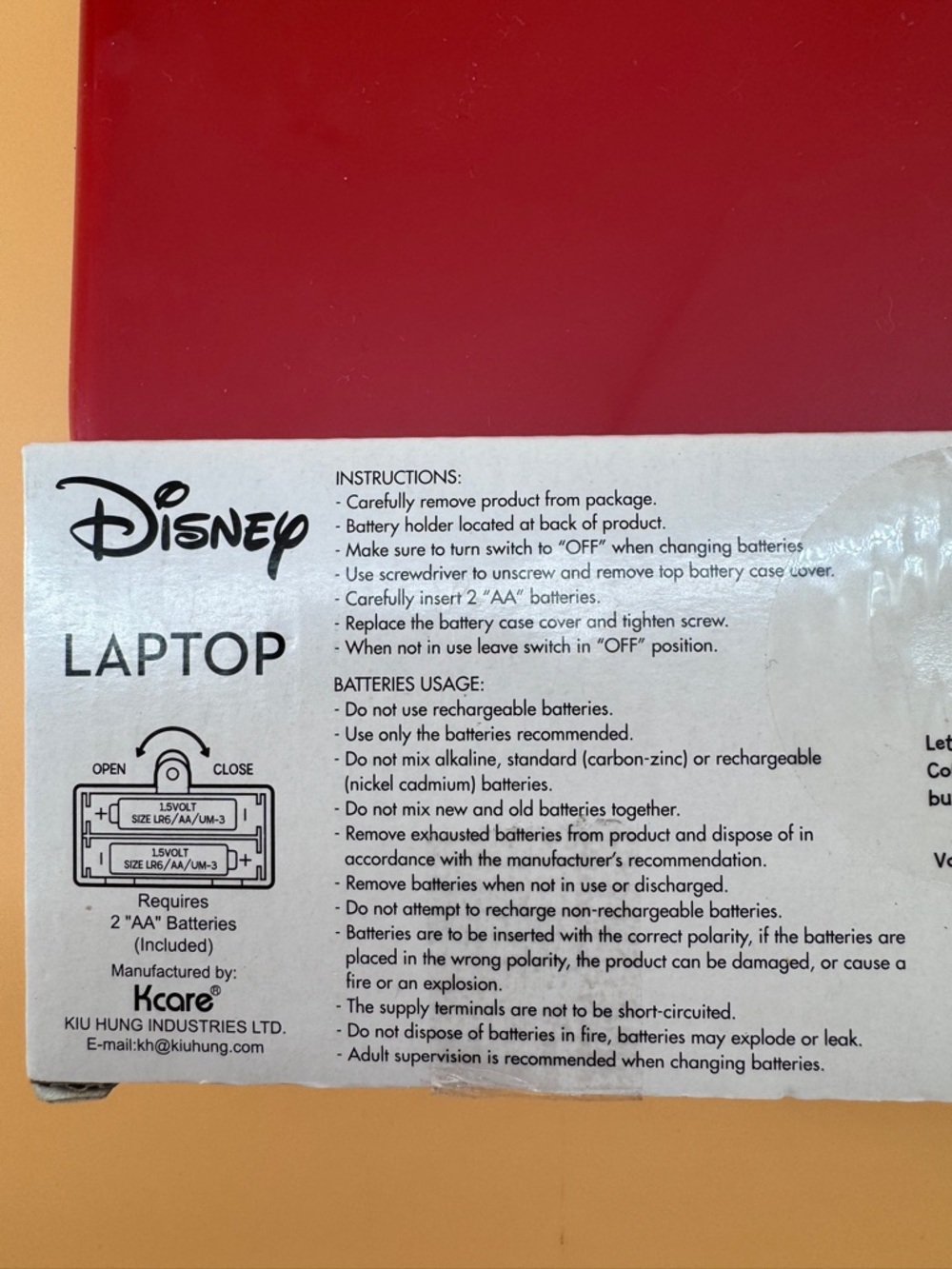 Disney Mickey Mouse Toddler Laptop - Picture 7 of 9